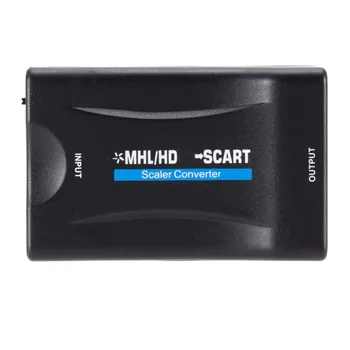 Конвертер HDMI В SCART Адаптер HDMI В SCART Входной Кабель HDMI Для Подключения Видео Без Привода SCART Выходной Смартфон