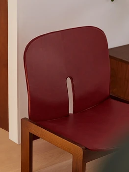 Средневековый диван-кресло скандинавского дизайнера, балкон, гостиная, винтажный стул из массива дерева, диван для одного человека
