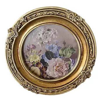 Рамка для показа картин с цветочным рисунком ручной работы, настенная для оформления вечеринки в прихожей, спальне