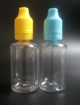 ПЭТ флакон-капельница 50 мл пластиковая бутылка для жидкого масла с защитой от вскрытия детьми и тонкими наконечниками для eliquid ejui