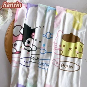 Sanrio Hello Kitty Ice Sleeve Мультяшный рукав для защиты рук Summer Girl С защитой от ультрафиолета Велосипедные рукава с высокими эластичными рукавами на локтях