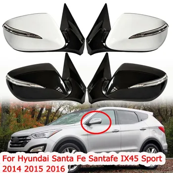 Для Hyundai Santa Fe Santafe IX45 Sport 2014 2015 2016 Авто 8/10/14 Проводов Зеркало Заднего Вида В Сборе Электрический Складной Обогрев Линз