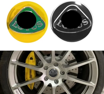 56 мм колпачки для центральной ступицы колеса, наклейки с логотипами, эмблемы, наклейка для аксессуаров для стайлинга автомобилей LOTUS