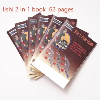 маленькая книга руководства лиши для слесарного инструмента Lishi 2 in 1 Tool руководство пользователя книги Слесарных инструментов Instrution для инструмента лиши 2in1