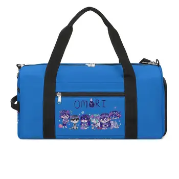 Спортивная сумка Omori Game Suny с персонажами аниме Omori, Спортивные сумки на открытом воздухе, Аксессуары для спортзала, Дорожная сумка для тренировок, Сумка для фитнеса