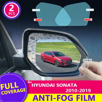 для Hyundai Sonata 2010-2019 (YF LF) Полное Покрытие Зеркала Заднего Вида HD Пленка Противотуманная Непромокаемая Наклейка На Автозеркало Автомобильные Аксессуары