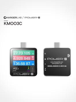 KM003C ChargerLAB POWER-Z 240 Вт PD3.1, измеритель мощности для тестирования протокола UFC