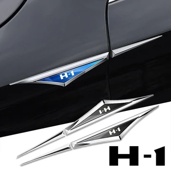 автомобильные наклейки из сплава, 2 шт., автомобильные аксессуары, аксессуар для Hyundai H1