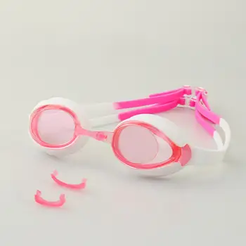 Комплект очков для плавания, 1 комплект, практичные, удобные в носке, многоцветные очки для плавания с зажимом для носа, летние аксессуары