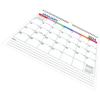 Английский Календарь Ежемесячный Настенный календарь Встречи, висящий дома на 2025 год, Ежедневное использование в комнате, Настольные Календари в офисе