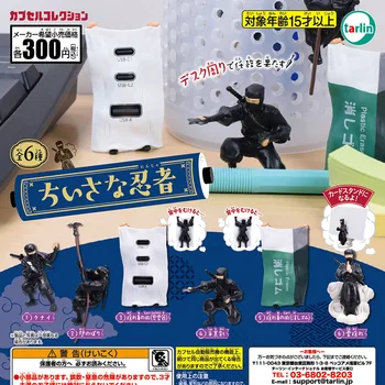 Японские Капсульные Игрушки Gashapon Труба Ninjaes Мини Кукла Миниатюрная Сцена Коллекция Украшений Модель Игрушки