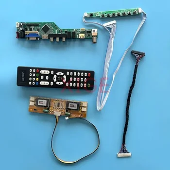 Плата драйвера подходит для M190EG01 M190EG02 M170EG01 M170EG02 аналогового телевизора AV + HDMI + VGA + IR + USB 4CCFL DIY Kit 1280*1024 30- Контактный ЖК-экран LVDS