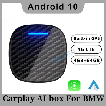 Android 10 4G + 64G Мультимедийный Видеоплеер Беспроводной Carplay MirrorLink AI Box Для BMW Andriod Auto 8Core Встроенный Gps