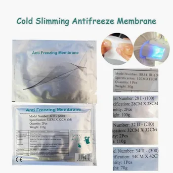 Бумажная пленка с защитой от замерзания 3 разных размера, антифриз для похудения, заморозка для криотерапии, холодное охлаждение, замороженные размеры S, M, L
