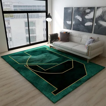 Роскошные ковры в скандинавском стиле для гостиной, модные коврики для спальни, современный домашний коврик с 3D-принтом из абстрактного мрамора, Мягкий коврик для журнального столика