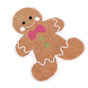 Рождественский Пряничный Коврик Gingerbread Man Carpet Коврик Для Пола, Нескользящие Коврики Для Ванной, Коврики Для Входной Двери В Спальню, Прихожая