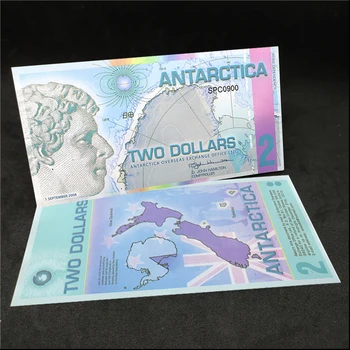 Исследователь Антарктики Джеймс Кларк Росс, Новая Зеландия, Антарктическая Территория, Памятные Банкноты, Две Фальшивые Деньги, Коллекционный Подарок