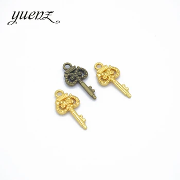 35шт 21*10 мм 3 цвета ключ из сплава подвески кулон подходит ожерелье браслет diy Подвески для изготовления ювелирных изделий O212