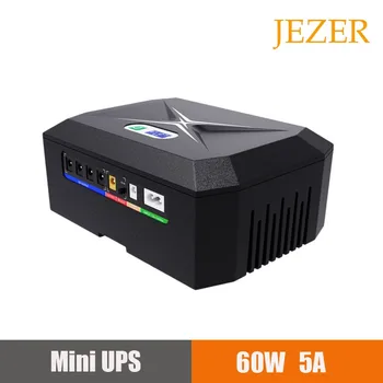 JEZER DCP-60W 20800 мАч, 5 В/9 В/12 В, Многоцелевой Мини Портативный ИБП Большой Емкости, Резервный Адаптер Питания для Wi-Fi, маршрутизатора. power bank