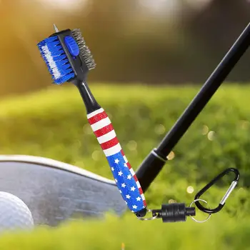 Щетки для клюшек для гольфа, прочное чистящее средство для гольфа для спортивных профессиональных игроков в гольф для взрослых