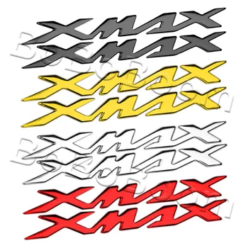 Для Yamaha XMAX xmax 125 250 300 3D наклейка на мотоцикл, эмблему скутера, Значок, Наклейку с логотипом, Аксессуары Водонепроницаемые