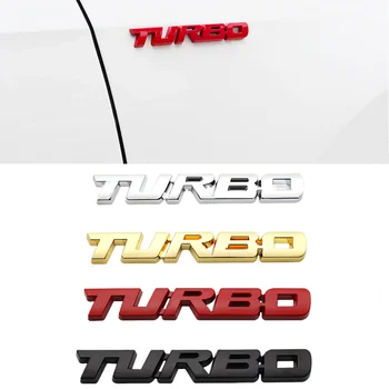 3D Металлический Турбо Эмблема Задней Двери Багажника Эмблема Наклейка Наклейки Для Ford Focus 2 3 ST RS Fiesta Mondeo Tuga Ecosport Fusion