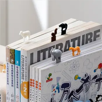 3D-закладки с животными для детей, креативная закладка для чтения в 3D-форме, домашние закладки для чтения для студентов и преподавателей