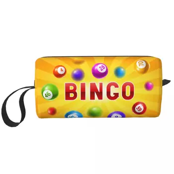 Дорожная сумка для туалетных принадлежностей Hot Game Bingo, модный косметический органайзер для макияжа для женщин, чехол для хранения косметики Dopp Kit Case