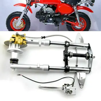 Комплект передней вилки мотоцикла и диск тормозного суппорта в сборе для Honda Monkey Bike Z50