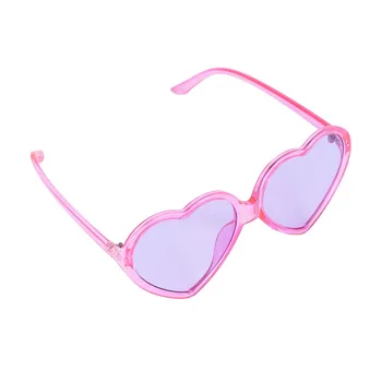 Винтажные очки 90-х, модные Большие женские солнцезащитные очки в форме сердца для девочек, Ретро-солнцезащитные очки в форме сердца, Милая Любовь