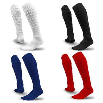 Футбольные носки, Спортивные носки для американского футбола, Удлиненные спортивные носки с подкладкой, хруст