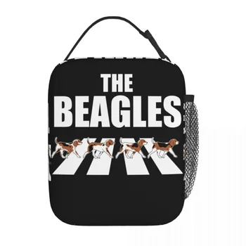Изолированные сумки для ланча для домашних собак Beagles, Коробка для хранения еды для собак Beagle, портативный термоохладитель, ланч-бокс для путешествий