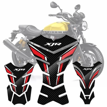 Для Yamaha XJR400 XJR1300 XJR1200 XJR 400 1200 1300 3D Карбоновая Накладка на Бак мотоцикла, Защитная Наклейка