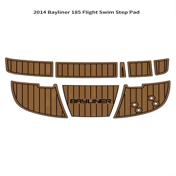 Качество 2014 Bayliner 185 Flight Swim Step Platform Boat EVA Foam Коврик для пола из тикового дерева