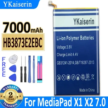 YKaiserin 7000 мАч HB3873E2EBC HB3873E2EBW Аккумулятор Для Huawei Mediapad X1 X2 7,0