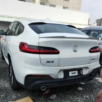 Аксессуары Для Спойлера Багажника Автомобиля Новый BMW X4 G02 ABS Углепластиковая Задняя Кромка Заднего Крыла Черный Обвес M4 Style 2019-2022